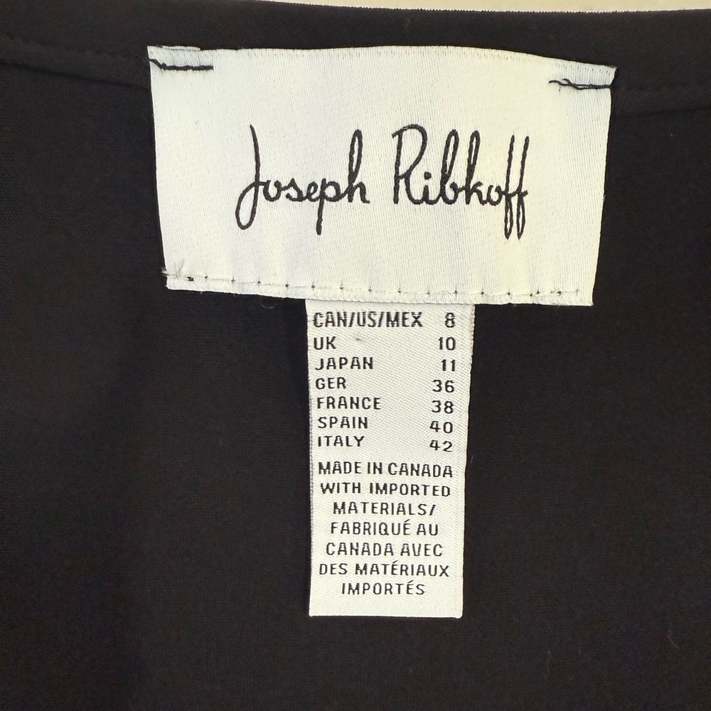 JOSEPH RIBKOFF MESH TUNIC MULTI Size 8 - Picture 5 of 7